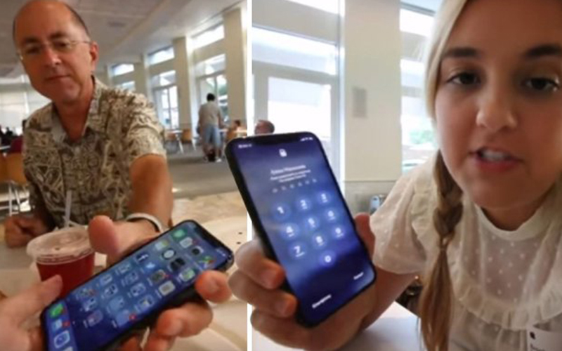 蠢女兒拍片炫耀自己可以進入蘋果總部還曝光「未上市的iPhone X」，最後害慘工程師老爸丟飯碗！