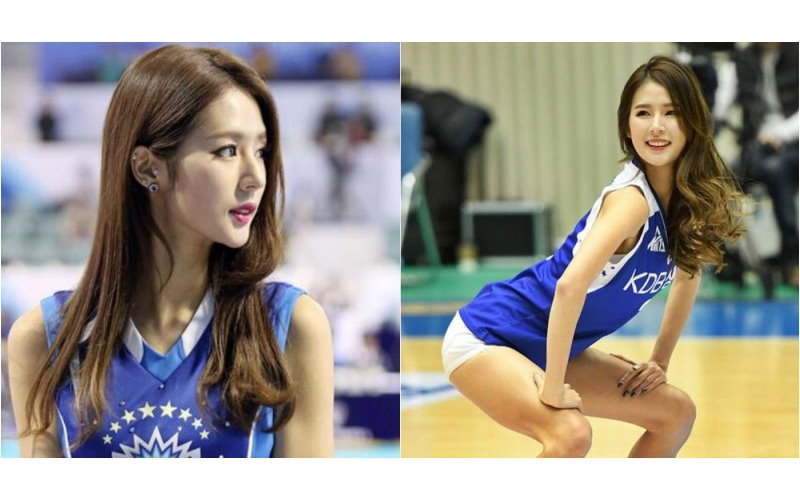 「南韓最美啦啦隊長」根本球賽場上最大亮點！觀眾進場都看她不看球：神腿逆天長又正
