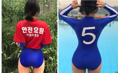 韓國女救生員照片讓日本鄉民直呼「好工口」  看到本尊卻失望了…