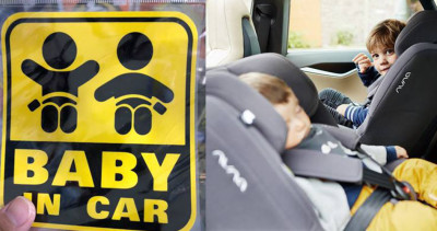 你知道「Baby in Car」貼紙的真正用途嗎？其實它「不是給後方駕駛」看的！