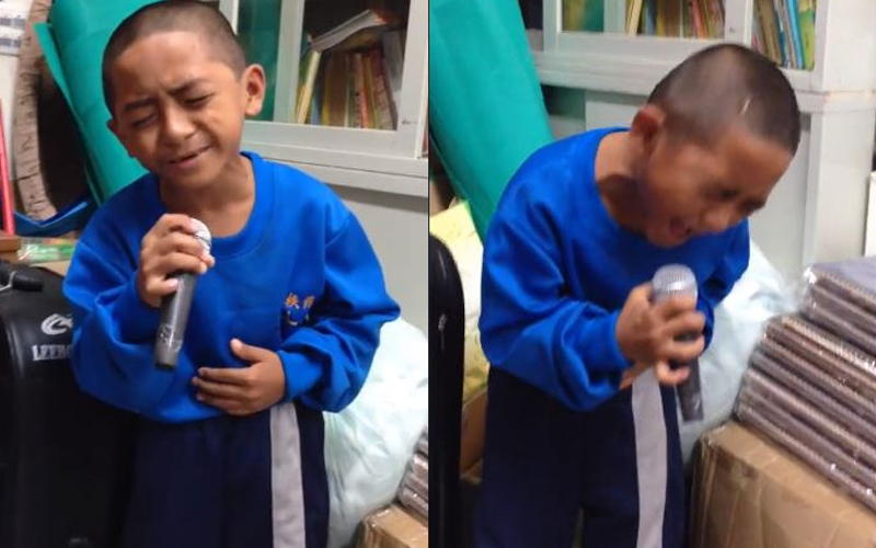 原住民男童深情清唱《我是一隻小小鳥》，唱到副歌時一度「大走音 + 轉音」笑翻萬人！