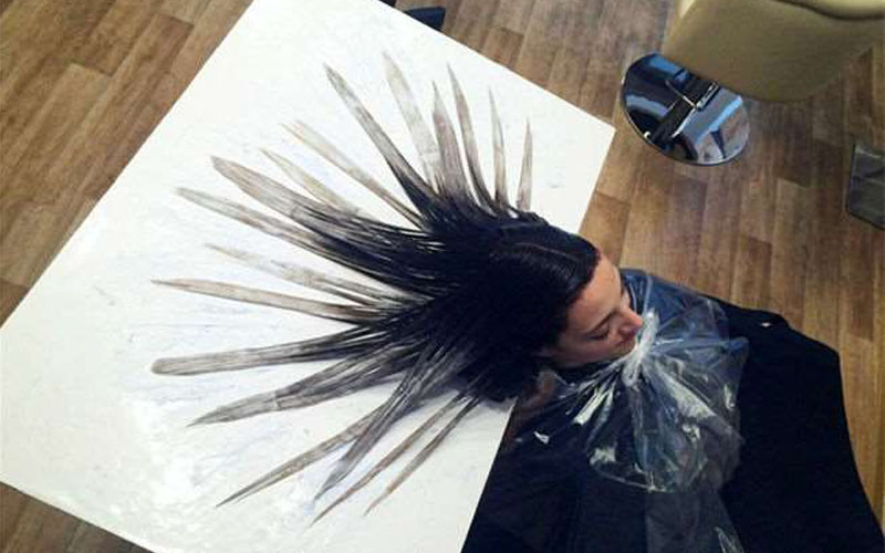 這是一種風靡全球的新型染髮技術…看到成果後簡直是藝術品般的美呆了！！