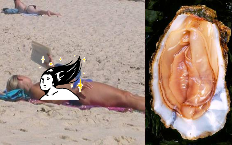 女子沙灘裸曬，私處竟慘被螃蟹誤認「生蠔」狠夾不放...2友人彎腰幫「吸毒」！