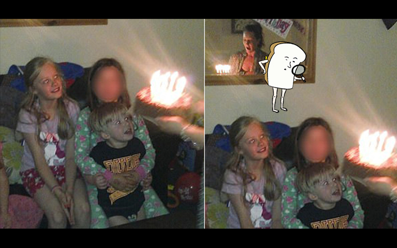 莫名多出一個人…？這家人開心慶生事後才發現拍下「超清晰鬼影」：嚇到毛骨悚然！