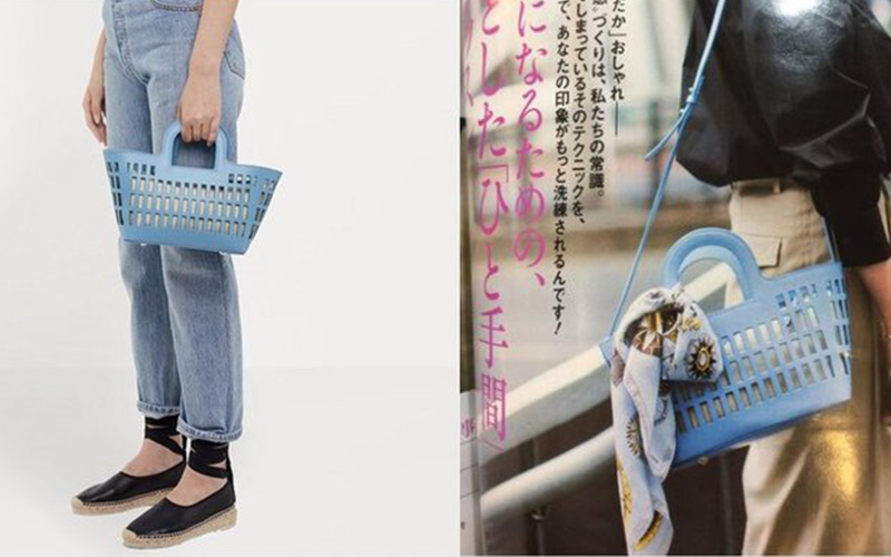 時尚真的好難懂！日本狂推1.2萬「洗衣籃包」網友傻眼：買愛馬仕藍白拖剛好配一套