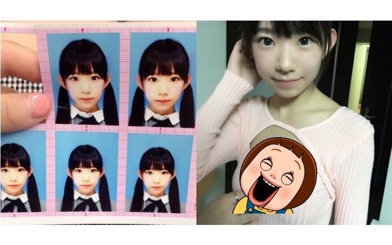 這蘿莉實在太可口！日本超萌「小學生證件照」看到本尊秒噴鼻血！網友：名符其實的童顏巨乳！