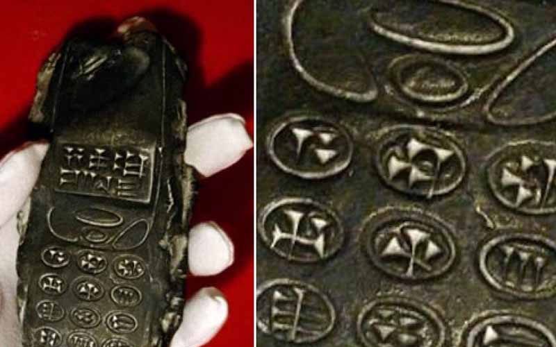 考古學者從地底挖出一支800年前的手機，網友驚呼也太像諾基亞神機？！