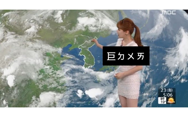 「韓國天氣預報女主播超H！」一個彎腰長輩就快繃出來了...網友：早上看了精神好！