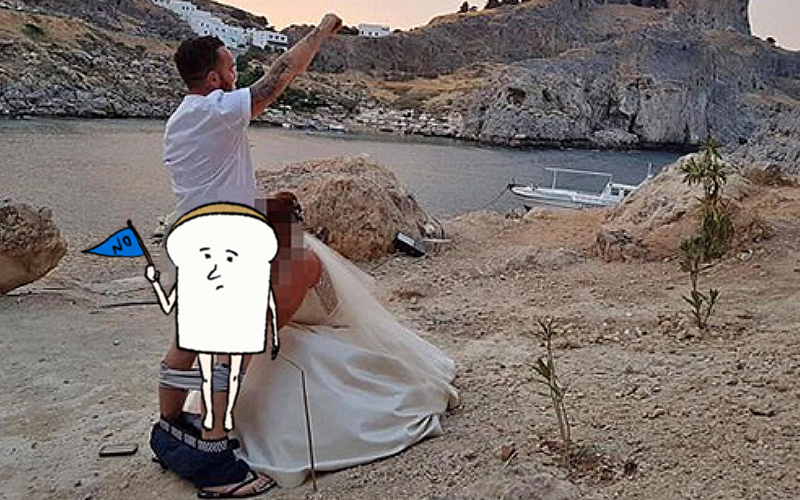 被老鼠屎害慘！英國夫妻在希臘小島拍「鹹濕婚紗照」激怒主教，從此禁止外國人來這裡辦婚禮！