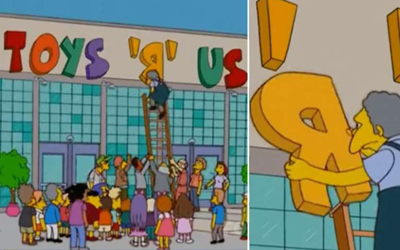 《辛普森家族》14年前就已預測玩具反斗城會倒閉，2017就宣告破產關門！：果然是預言神劇