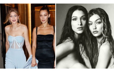 英國Vogue出現「Hadid姊妹交纏照」  開腿全裸卡一起…網友狠批：這也太情色了