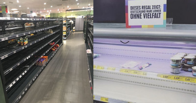 德國超市「把所有外國商品下架」顧客傻眼，但看到「張貼的標語」就了解背後的超重要意義！