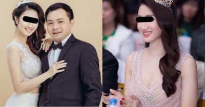 越南「21歲超高顏值選美小姐」嫁大自己19歲的富商...網友一看怒了：根本不配！