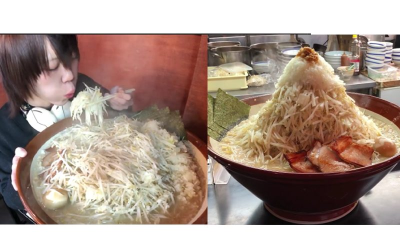 日本大胃王一人完食超浮誇「拉麵山」，這從容不迫的神情...大胃王4 ni？