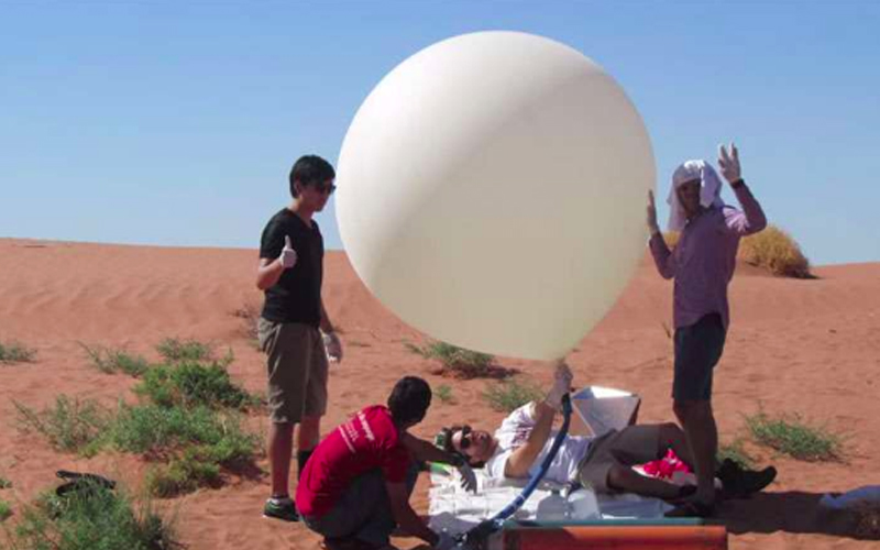 攝影機利用氣球升天做實驗，2年後揭開「錄下的畫面」意外收穫大驚喜！