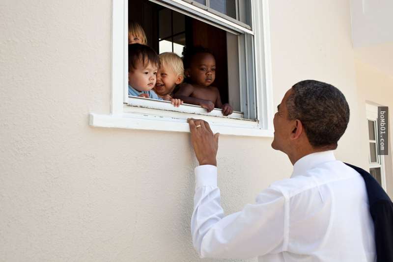 30張照片證明為什麼歐巴馬能當上美國總統！真是又幽默又友善！-3