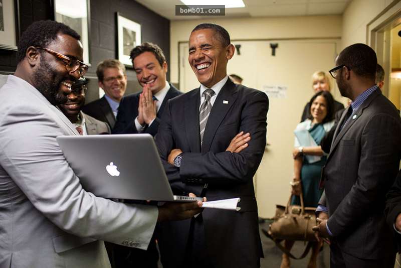 30張照片證明為什麼歐巴馬能當上美國總統！真是又幽默又友善！-6